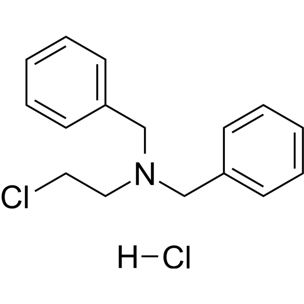 Dibenamine hydrochloride (N-(2-Chloroethyl)dibenzylamine hydrochloride) 55-43-6